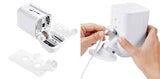 Ring Spotlight Cam Battery with Solar Panel Bundle 1-Pack White