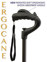 Ergocane Fully Adjustable Ergonomic Cane (Brown)