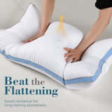 viewstar Bed Pillows King Size Set of 2, Hotel Quality, Down Alternative Big Pillow for Back, Stomach or Side Sleepers, Firm
