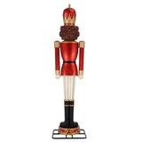 2025 Animated Christmas Nutcracker Blow Mold Decoration, Multicolor, 9′, by Holiday Time