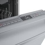 Bosch – 800 Series 18 Top Control Smart Built-In Dishwasher with 3rd Rack and 44 dBA – Silver