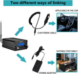RICHRYCE FM Transmitter for Church, 1W / 7W Broadcast Radio Stereo Station ??Fcc Certified Wireless Broadcast Transmitter 76M to 108Mhz with Mic for Drive-in Movie Theater ??Campus