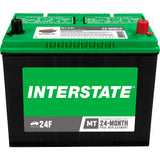 Automotive Batteries Interstate Batteries Automotive Battery, Group Size 24F, 12 Volt, Sealed Lead Acid