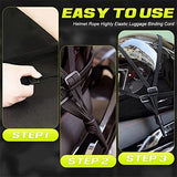 Luggage tensioner Helmet Luggage Strapping Rope Bicycle Tension Belt with Hook Elastic Luggage Belt Motorcycle Luggage Lashings Strap Tab Gear Rear Bag