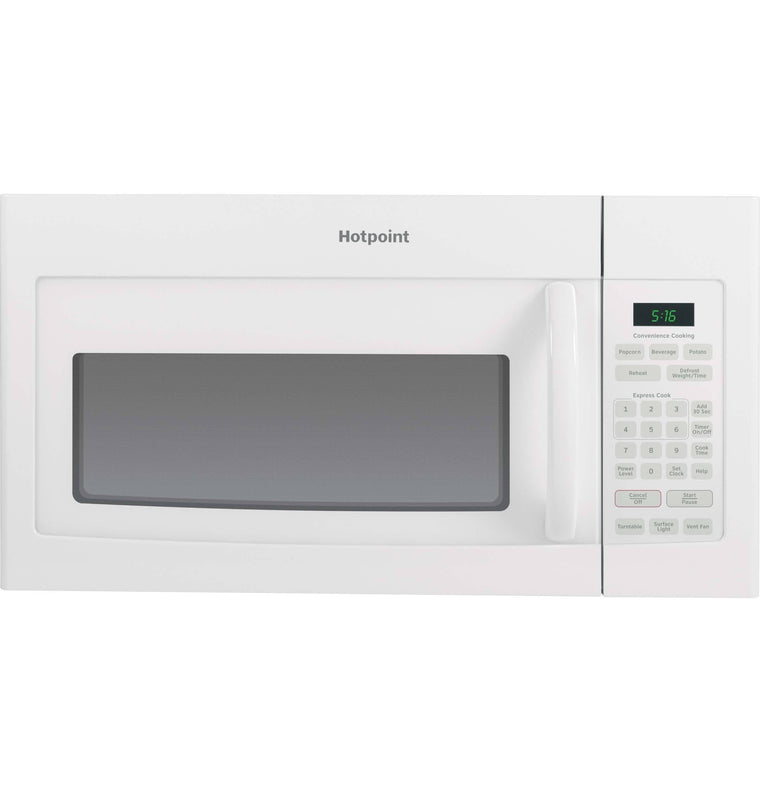 Hotpoint RVM5160DHWW 1.6 Cu. ft. Over-the-range Microwave Oven – White
