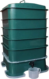 VermiHut Plus 5-Tray Worm Compost Bin ?C Easy Setup and Sustainable Design