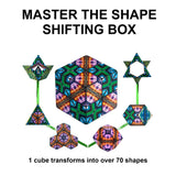 SHASHIBO Shape Shifting Box – Patented Fidget Cube ?C Shashibo Cube Magnet Fidget Toy Transforms Into Over 70 Shapes (Elements)