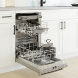 Bosch – 800 Series 18 Top Control Smart Built-In Dishwasher with 3rd Rack and 44 dBA – Silver