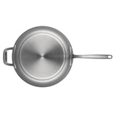 Breville Thermal Pro 12.5×22 Clad Stainless Steel Fry Pan with Helper Handle