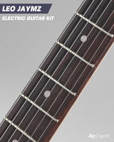 Leo Jaymz 39 Full Size ST Style Electric Guitar Starter Kit with SSH Pickup, 5W Portable Amp, Tuner, Gig Bag, Strap & Accessories (Violet Ocean)