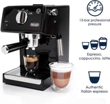 De’Longhi ECP3120 15 Bar Espresso Machine with Advanced Cappuccino System, 9.6 x 7.2 x 11.9 inches, Black/Stainless Steel
