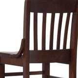 Flash Furniture HERCULES Series School House Back Walnut Wood Restaurant Barstool