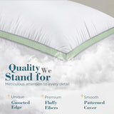 viewstar Bed Pillows King Size Set of 2, Hotel Quality, Down Alternative Big Pillow for Back, Stomach or Side Sleepers, Firm