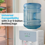 Nutrichef PKTWC36SL Universal Top Loading Hot and Cold Water Dispense