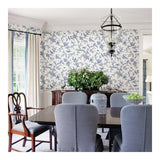 Brewster 2766-003519 Cassandra Navy Floral Trails Wallpaper
