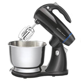 Sunbeam 2594 350-Watt Mixmaster Stand Mixer with Dough Hooks and Beaters, Black