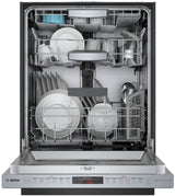 Bosch – 800 Series 24 Top Control Built-In Dishwasher with CrystalDry, Stainless Steel Tub, 3rd Rack, 40 dBa – Stainless steel
