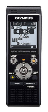 Olympus WS-853 Digital Voice Recorder – 8 GB – up to 260 hrs (MP3 Recording) – 64 kbps – Black