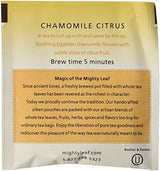Mighty Leaf Chamomile Citrus Tea 100 Tea Pouches