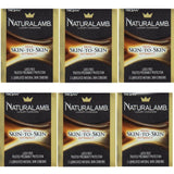 Trojan Naturalamb Natural Skin Lubricated Condoms 3 Each 6 Pack
