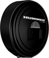Boomerang Hummer H2 (05-10) – Color Matched MasterSeries Hard Tire Cover – (Color Matched Plastic Face & Stainless Steel Ring) – Hummer H2 Logo – Pewter Metallic
