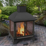 Landmann Redford Outdoor 26×22 Fireplace, Black 2024 Best Sellers