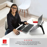 Contour Design RollerMouse Red Wireless – Wireless Ergonomic Mouse for Laptop and Desktop Computer Use – 2.4 GHz Ambidextrous Computer Mouse – Mac & PC Compatible