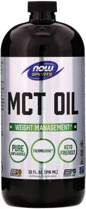 NOW Sports MCT Oil – 32 fl oz Pack of 2