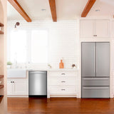 Bosch – 800 Series 24 Top Control Built-In Dishwasher with CrystalDry, Stainless Steel Tub, 3rd Rack, 42 dBa – Stainless steel