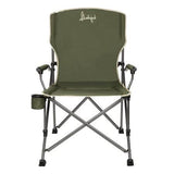 Slumberjack Glacier Basin XXL Hard Arm Adult Quad Chair, with Oversized Frame, Green