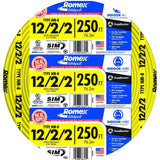 Southwire 250 ft. 12/2/2 Solid Romex SIMpull Cu NM-B W/G Wire