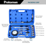 Prokomon Petrol Gasoline Engine Cylinder Compression Tester Kit with M10 M12 M14 M16 M18