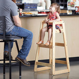 Winco CHH-601 Wooden Pub Height High Chair 41×22