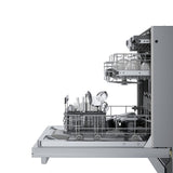 Bosch – 800 Series 18 Top Control Smart Built-In Dishwasher with 3rd Rack and 44 dBA – Silver