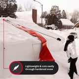 SNOWPEELER Premium – Roof Rake for Snow Removal – 30 ft. Reach – Clear Your Roof in No Time – Ideal for Long or Low-Pitched Roofs