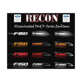 2011 Ford F350 Recon Illuminated F350 Badge Fender Emblems