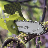 Sun Joe 8-Inch 8.0 Amp 2-in-1 Convertible Pole Chain Saw, Green, Swj806e