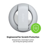 Belkin Apple AirTag Secure Holder with Key Ring – Durable, Scratch-Resistant Case with Open Face & Raised Edges – Protective AirTag Keychain Accessory for Keys