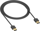 ACCL 1.5Ft HDMI Slim Cable 4K/60Hz OD3.8mm, 3 Pack