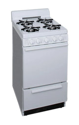 PREMIER BAK100OP 20 FREE STANDING GAS RANGE White