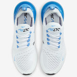 Nike Air Max 270 Women’s Shoes (AH6789-118, White/Black/University Blue) Size 10.5