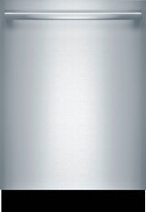Bosch – 800 Series 24 Top Control Built-In Dishwasher with CrystalDry, Stainless Steel Tub, 3rd Rack, 42 dBa – Stainless steel