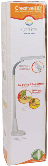 Ott-lite Craft Plus Lamp, Dove Grey