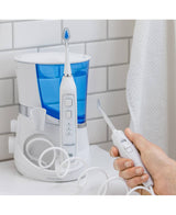 Waterpik Water Flosser + Sonic Toothbrush, Complete Care 5.0 – 1 Pack