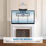 Motorized Fireplace TV Wall Mount | Fits 40-70 inch TV Screen | Mount It! MI-386