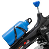 Xtremepowerus Indoor Cycle Trainer Fitness Bicycle Stationary (Blue and Black)