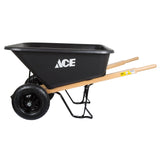 Ace Poly Dual Wheel Wheelbarrow 8 Cu. ft.