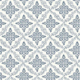 Chesapeake Wynonna Navy Geometric Floral Wallpaper