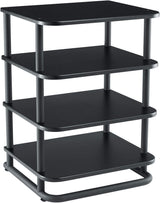 Sanus AV Media Stand with Built-in Cable Mangement & Adjustable Feet – Heavy Duty Design Holds 400lbs of Audio/Video Components – Features Simple 15-Minute Install & Includes All Hardware