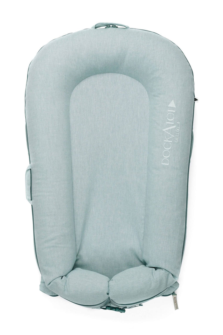 DockATot Deluxe+ Dock – Marine Chambray